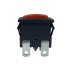 8-8170 Выключатель нажимной PS21-16 (20*15мм) с фиксацией 16A, 250V (4 контакта) 