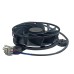 290-5460 Вентилятор хол-ка DRF188WCEPOO, DC12V/2W 1350RPM (D-12.4см, 3 крепл., расстоян 12см) фишка 3конт