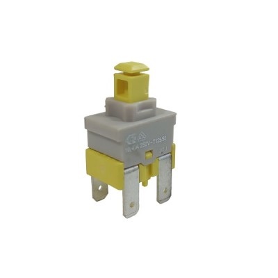 230-0603 Кнопка включения Т 125/55, 16А /250V (4 контакта) фиксируемая, сетевая
