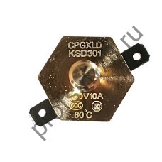 316-0182 Термодатчик CPGXLD, KSD301 (80°C) резьба М6, 250V/10A для ПММ Midea, Gorenje, HAIER 