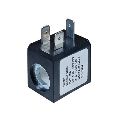 325-0080 Катушка клапана is09001 (588) d-10мм, 230v/ 0.1-18bar 80-140гр, класс 180 парогенератора, кофемашин